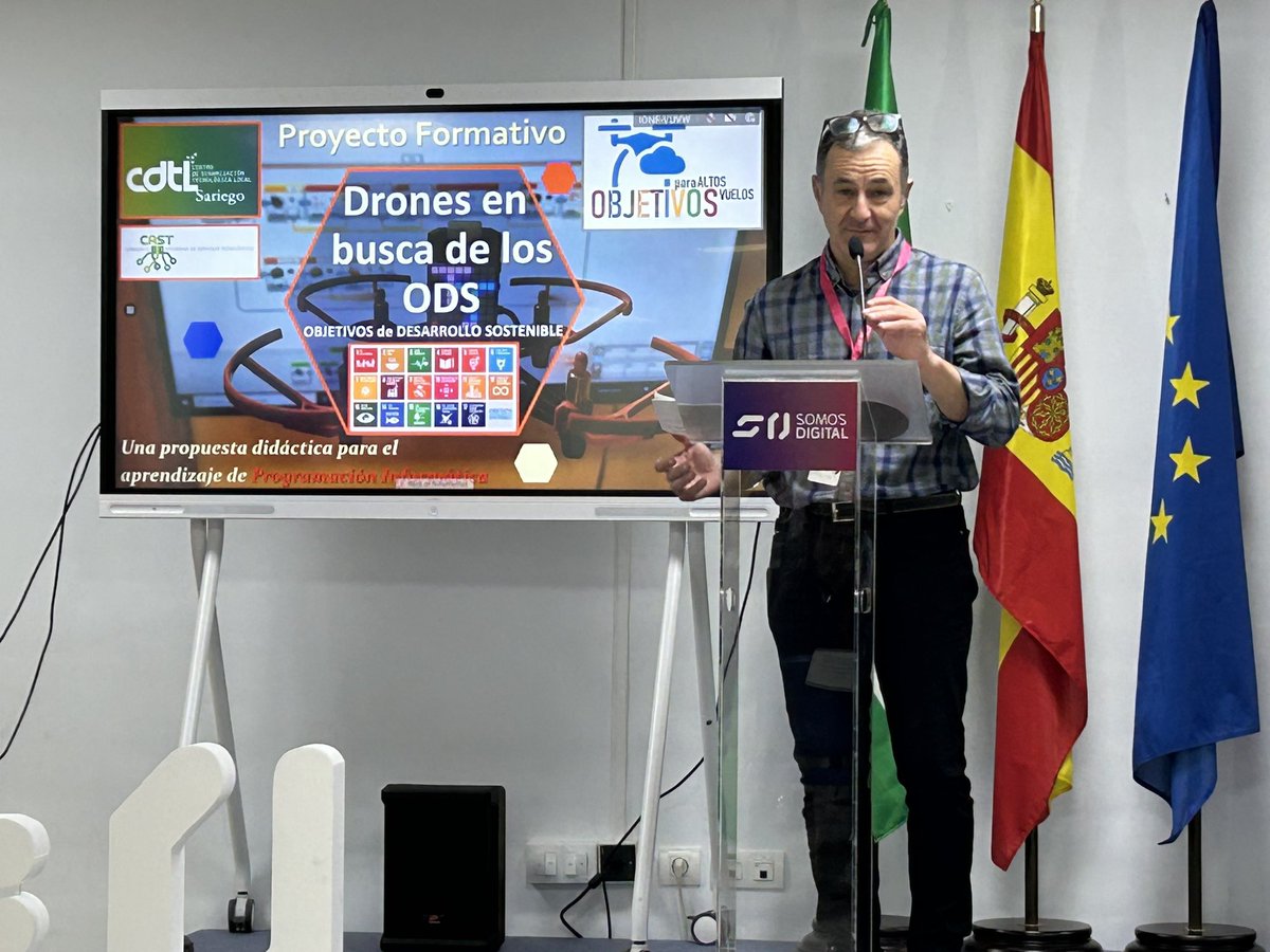 Talento, creatividad y economía digital: Impulso de la transformación digital en las economías locales. Mónica Rivero. Red Centros Competencias Digitales de Extremadura. Aprendo Programación Informática mediante uso de drones. Nacho Fernández. CDTL Asturias #CiudadanIADigital