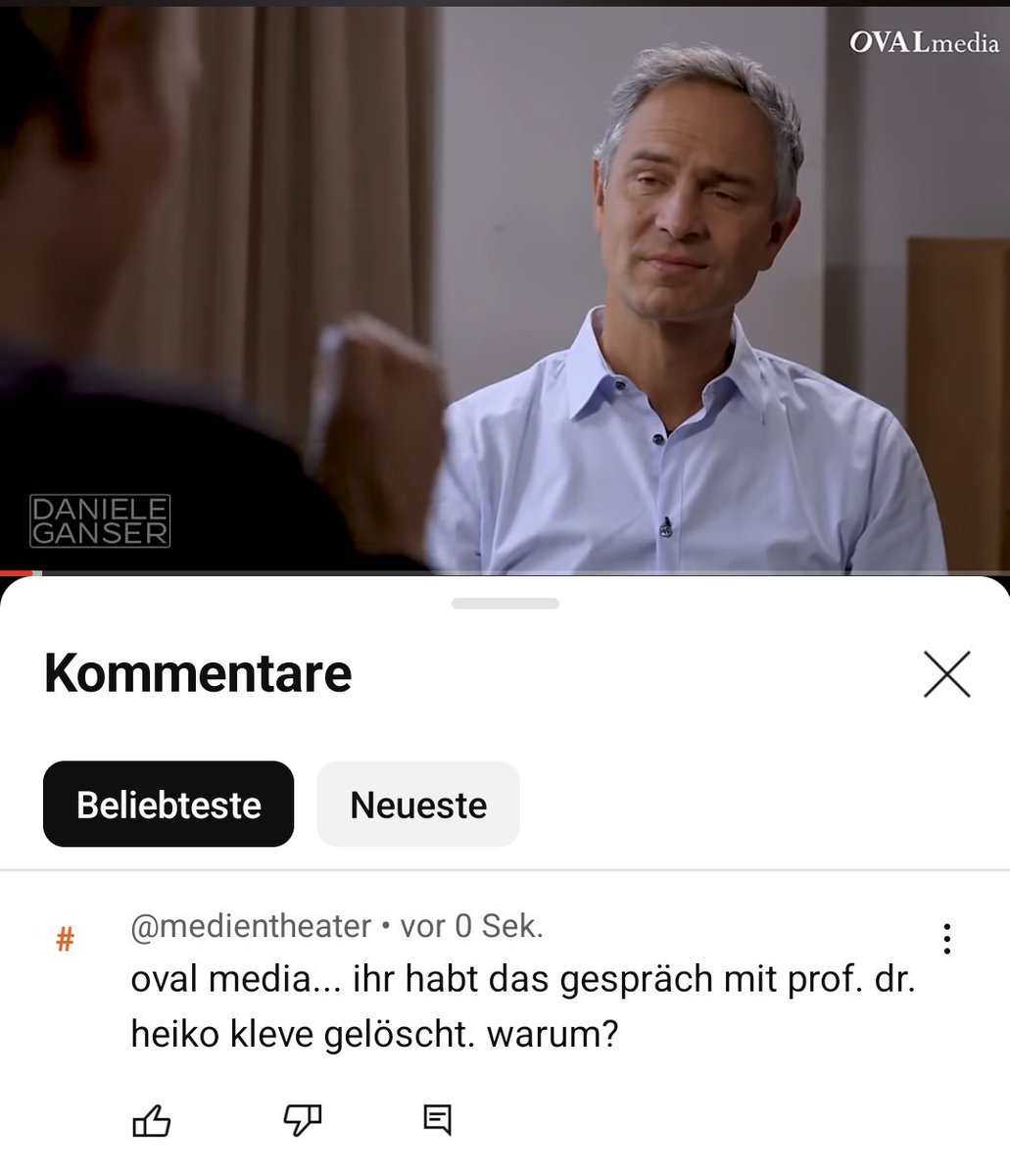 youtu.be/x8kFY-EwUT0?si… du @HeikoKleve wie erklärst du dir selbst diese #CancelCulture by @OVALmediaGroup?!? cc:@DanieleGanser #LuhConf2024 @derrothdotcom