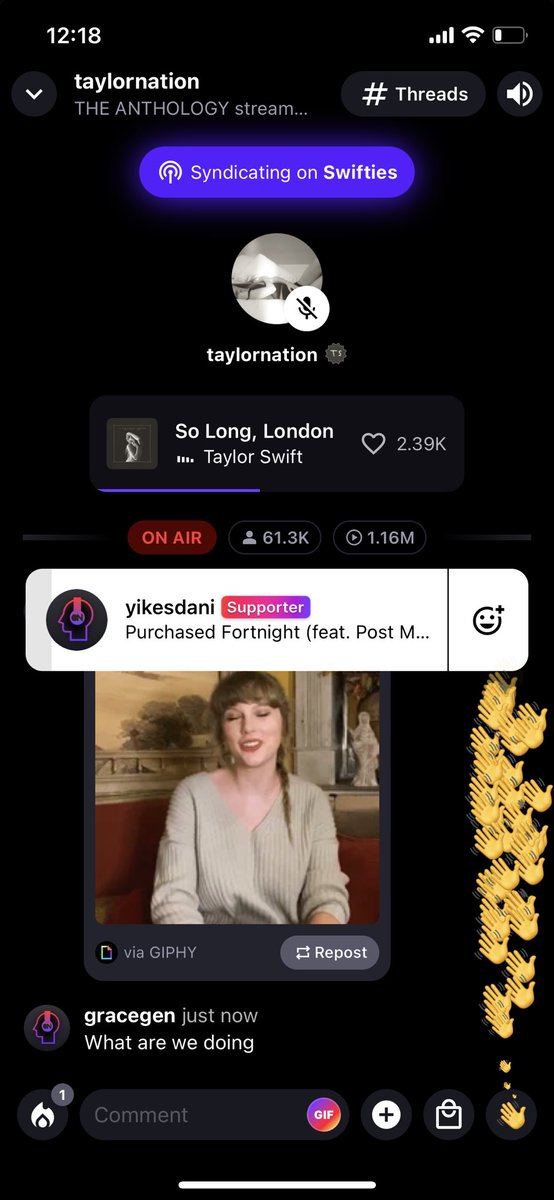 @taylornation13 Hands are waving goodbye bc So long London!!!
#TSTTPD #TSTTPDBoardMeeting