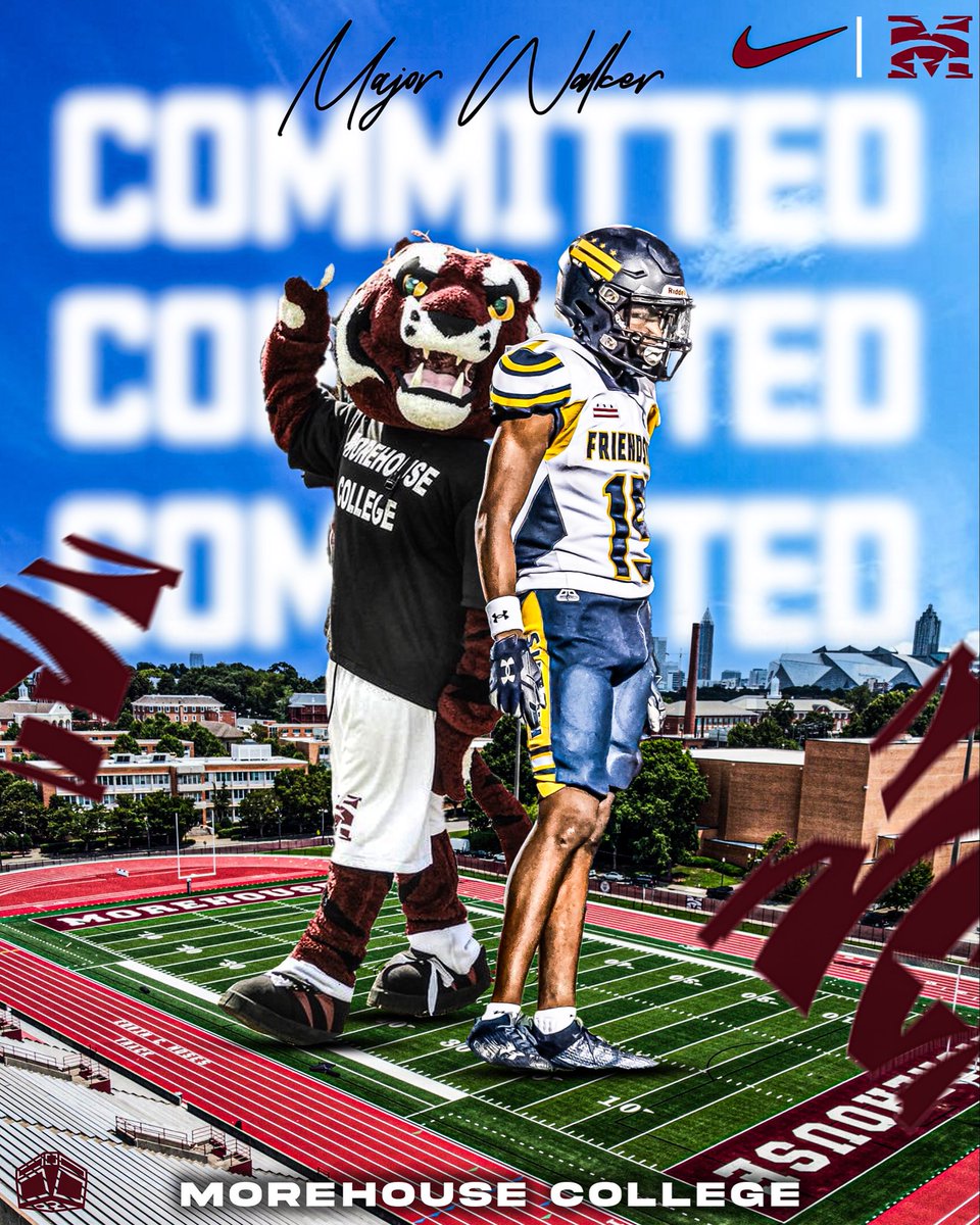 I’m very excited to announce my commitment to play Division II football at Morehouse College! I’ve always been thankful for the position I’ve been in, and I know God has more planned for me! #TheHouse #Uncommon