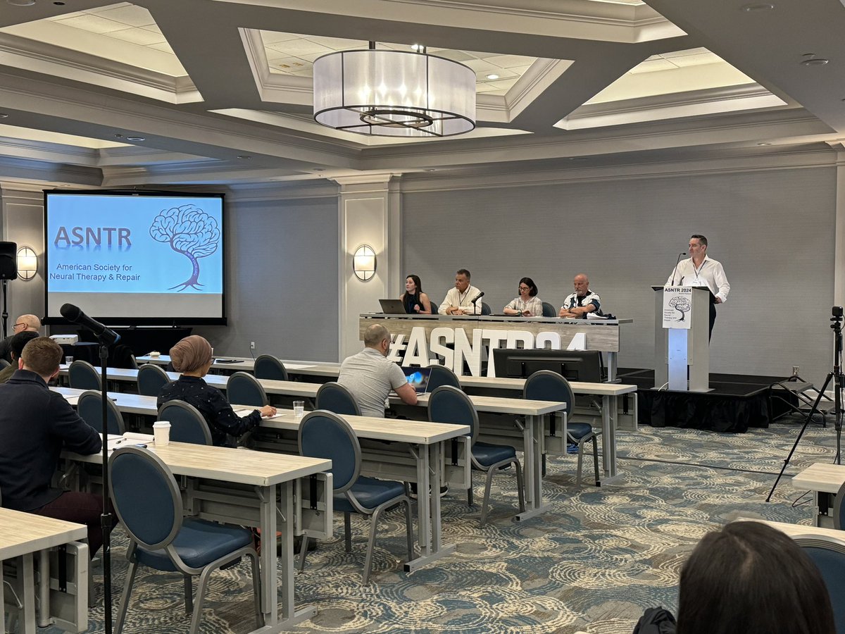 #ASNTR president <a href="/mlane_neuro/">Michael Lane</a> kickstarting the #ASNTR24 conference !