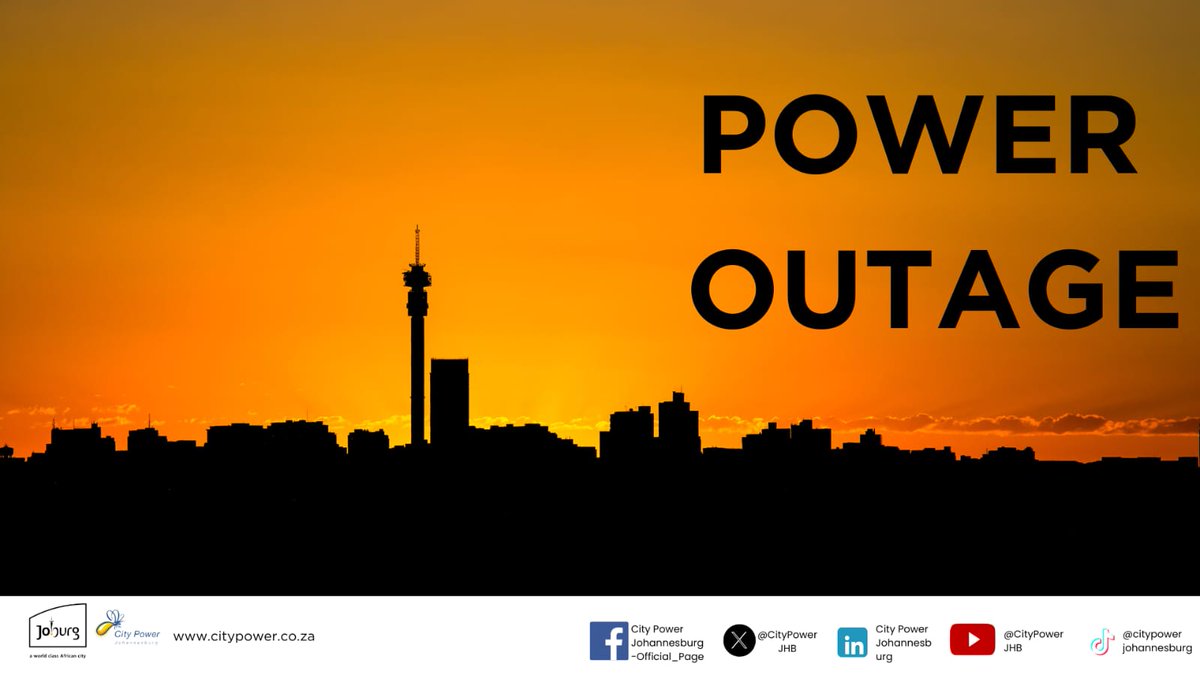 #CityPowerUpdates #RandburgSDC Bryanston Substation Borrowdale distributor tripped affecting River Club, Bryanston and surrounds. The fault has been isolated and operators are trying to restore affected customers through backfeeding. We apologise for the inconvenience