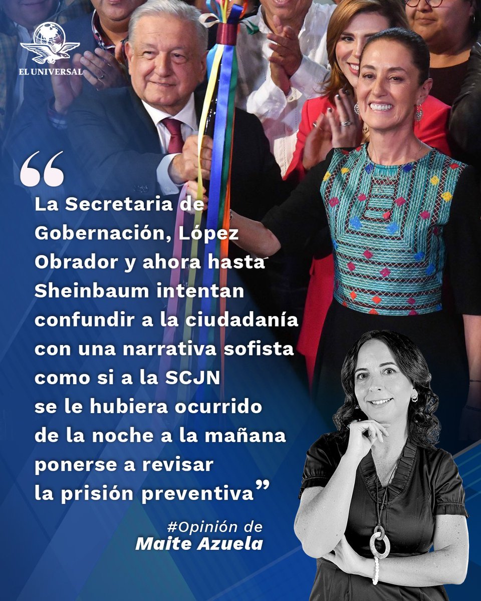 '¿Acaso a Morena no le importan esos 30 mil votos de personas en prisión preventiva? ¿En qué país una candidata llama delincuentes a sus posibles votantes?' ✍️, la #Opinión de @maiteazuela 👉 tinyurl.com/28h52mxz