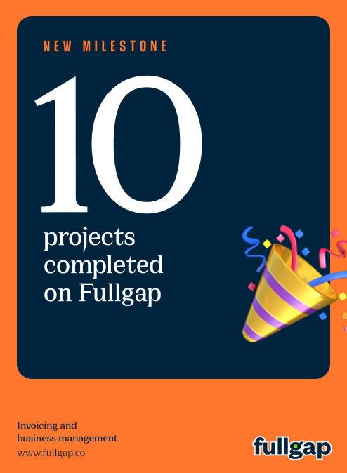 I’m celebrating a new milestone on Fullgap’s 1st year anniversary. Let’s gooooo 🎉