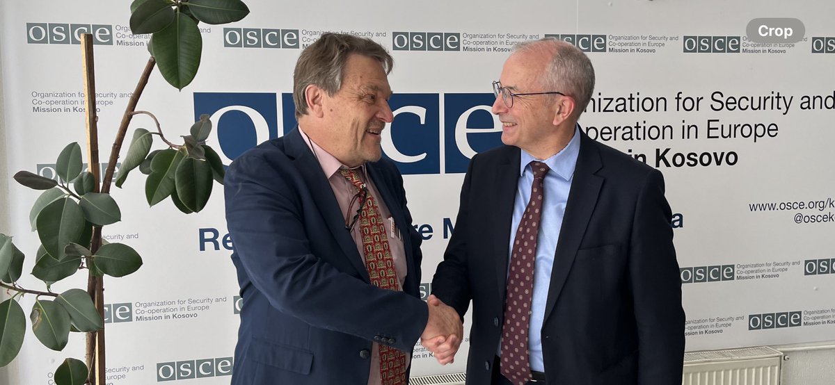 Delighted to welcome Chair of Foreign Affairs Committee of Finnish Parliament ⁦@kimmokiljunen⁩ & Committee Members at ⁦@OSCEKosovo⁩ in our Regional Centre Mitrovicë/Mitrovica - thank you for 🇫🇮support for #OSCE work in the field ⁦@Finland_OSCE⁩