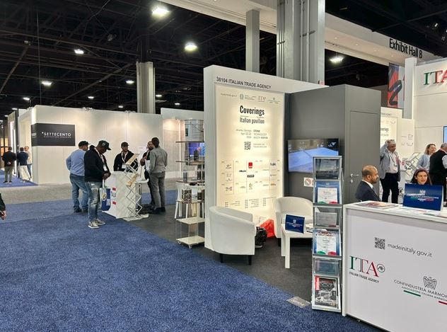Thank you to everyone who stopped by the @ITAchicago - Italian Technology Pavilions at @COVERINGS in Atlanta! We look forward to seeing you in 2025! #ceramic #stone #Coverings2024 @ITAmachines