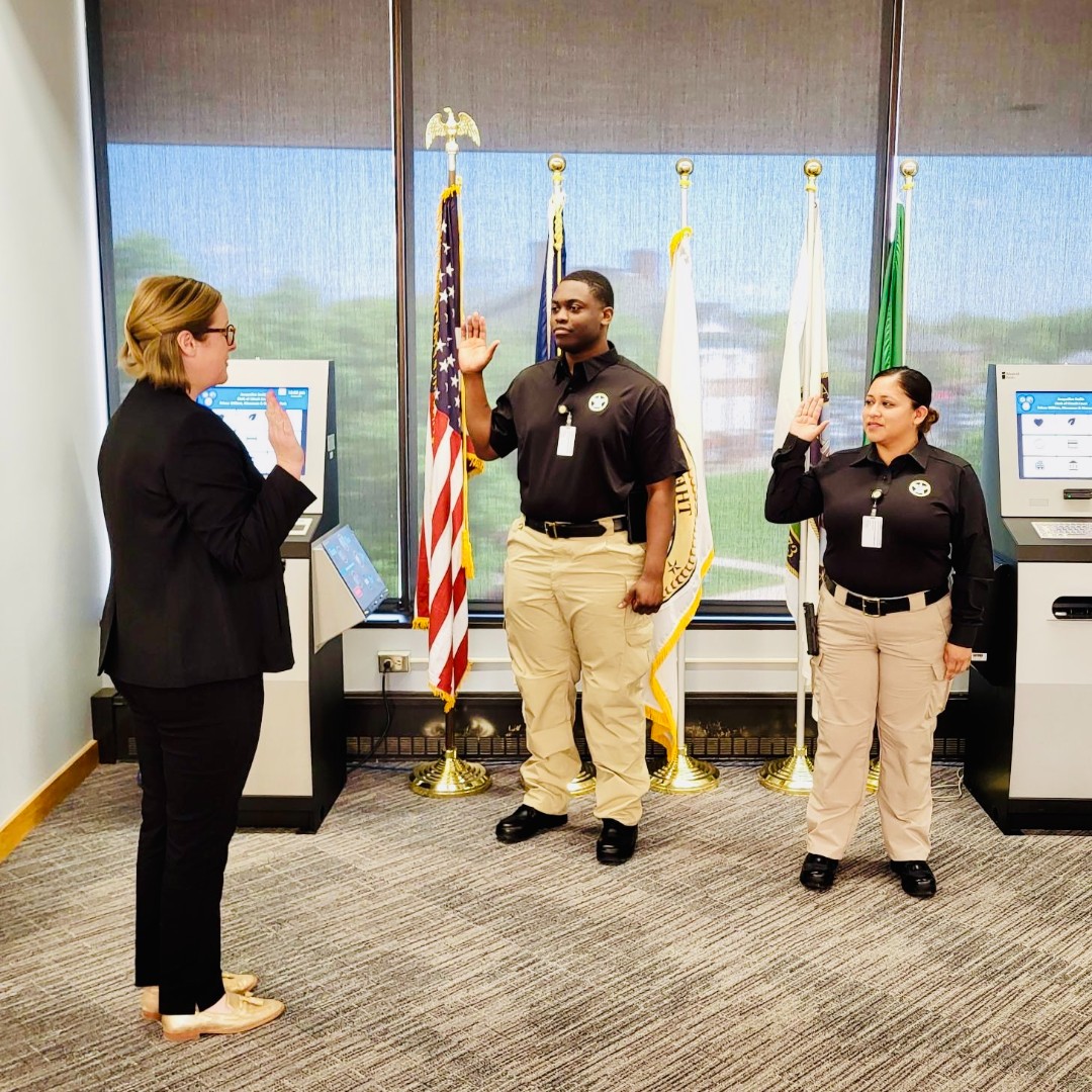 Congratulations, L. Rodriguez and J. Dixon. Thank you for swearing your #OathofOffice and serving our #Community as Sheriff Deputies at @SheriffGlenHill. 

We wish you safety and success in your career.