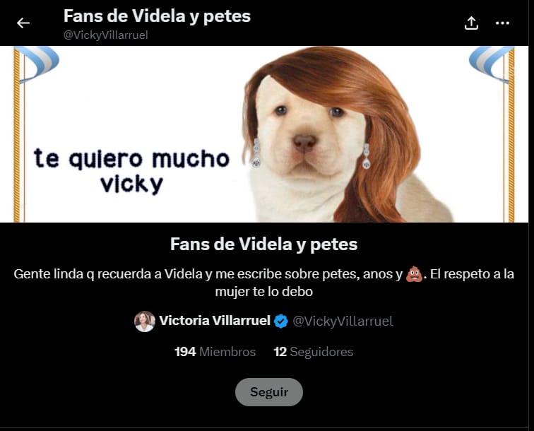 Victoria Villarruel, Vice President of Argentina, created a Twitter list called 'Fans Videla and Blowjobs' and added tons of users that keep mentioning Videla and blowjobs to her. This is because they claim that Villarruel had sex with the former Dictator while she was visiting…