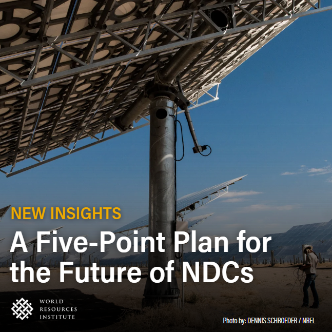 It is critical that #NDCs not only make commitments, but also lay the groundwork for implementation. We must spur investment & strengthen governance to turn targets into practice. Learn more in @WRIClimate’s 5-point plan for the next generation of #NDCs: bit.ly/3xPTs0H