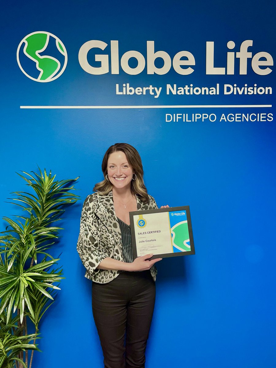 Congratulations Julie on your certification! This is just the first step to greatness - can't wait to see what you accomplish 💪🌎

#certified #careers #DiFilippoAgencies #congrats #goals #globelifelifestyle