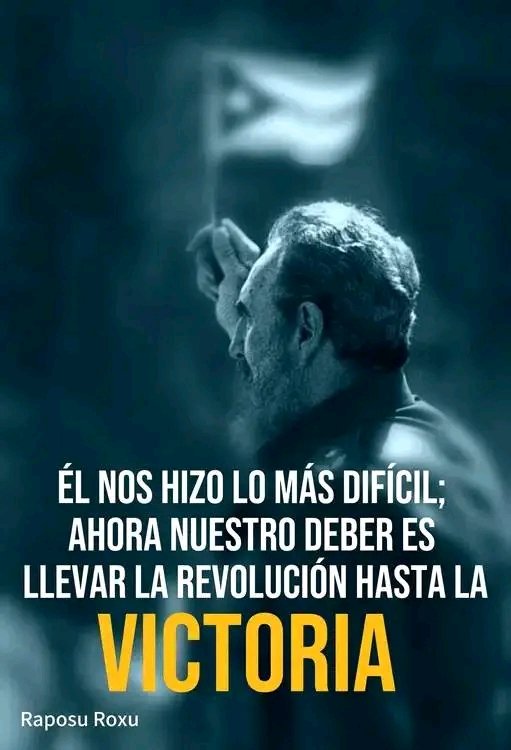 Demostremos que seguimos siendo fieles a su #legado #FidelVive juntos a celebrar al 1ro de Mayo. Cubanos todos a la plaza!!!! Marchemos juntos por #Cuba por la patria. #PatriaOMuerteVenceremos
#DeZurdaTeam_
#IzquierdaPinera