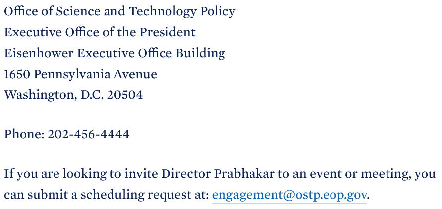 teacherspeck's tweet photo. Again for the #paemst folks in the back. Get a hold of @WHOSTP and @NSF and let's get this done.
Again, the director's office email is directorsoffice@ostp.eop.gov
#keepcalling #allthecalls #voicemails #emailstoo https://t.co/nStMmv03SN