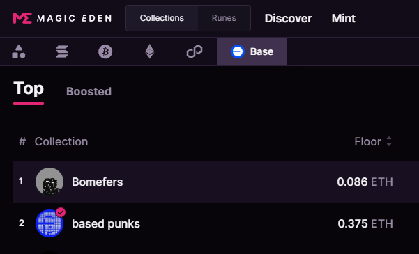 We are live and Based on <a href="/MagicEden/">Magic Eden 🪄</a>  🌐💙
#BasedChain #Magiceden #NFTs #BASEDPUNKS