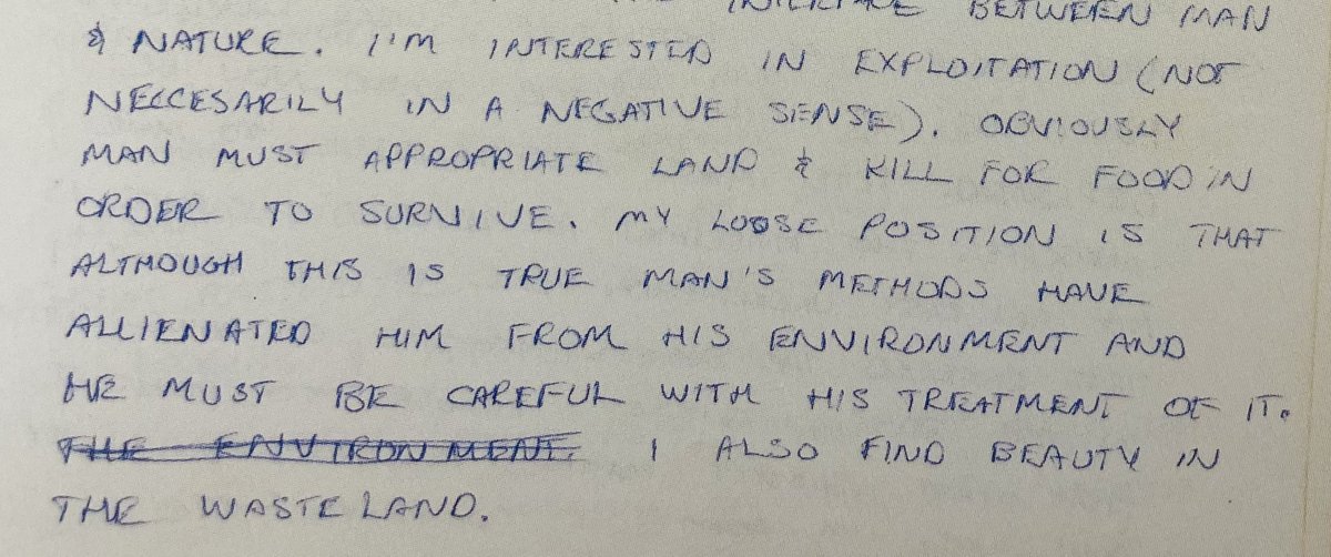 The Burtynsky at Saatchi is worse than expected, the AR & ‘immersive’ film being inoffensive relative to the rest. These archival bits from a 1983 journal sum it up: “I am interested in exploitation (not necessarily in a negative sense)” “I also find beauty in the wasteland.”