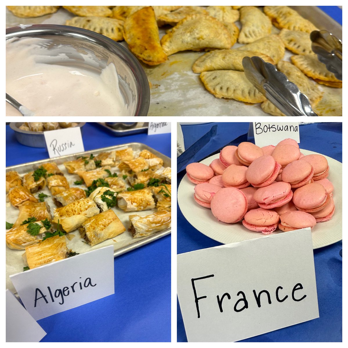 JettGinny's tweet photo. 39 countries in 4 days!! International Foods Week is the best week of the year!  Culinary 2 showed out in the kitchen 🧑‍🍳 @MJHSbluedevils @JEFCOCareerTech https://t.co/n2iOIvRcAL