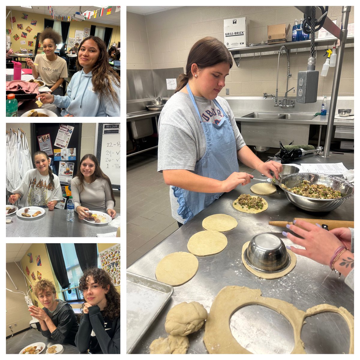 JettGinny's tweet photo. 39 countries in 4 days!! International Foods Week is the best week of the year!  Culinary 2 showed out in the kitchen 🧑‍🍳 @MJHSbluedevils @JEFCOCareerTech https://t.co/n2iOIvRcAL