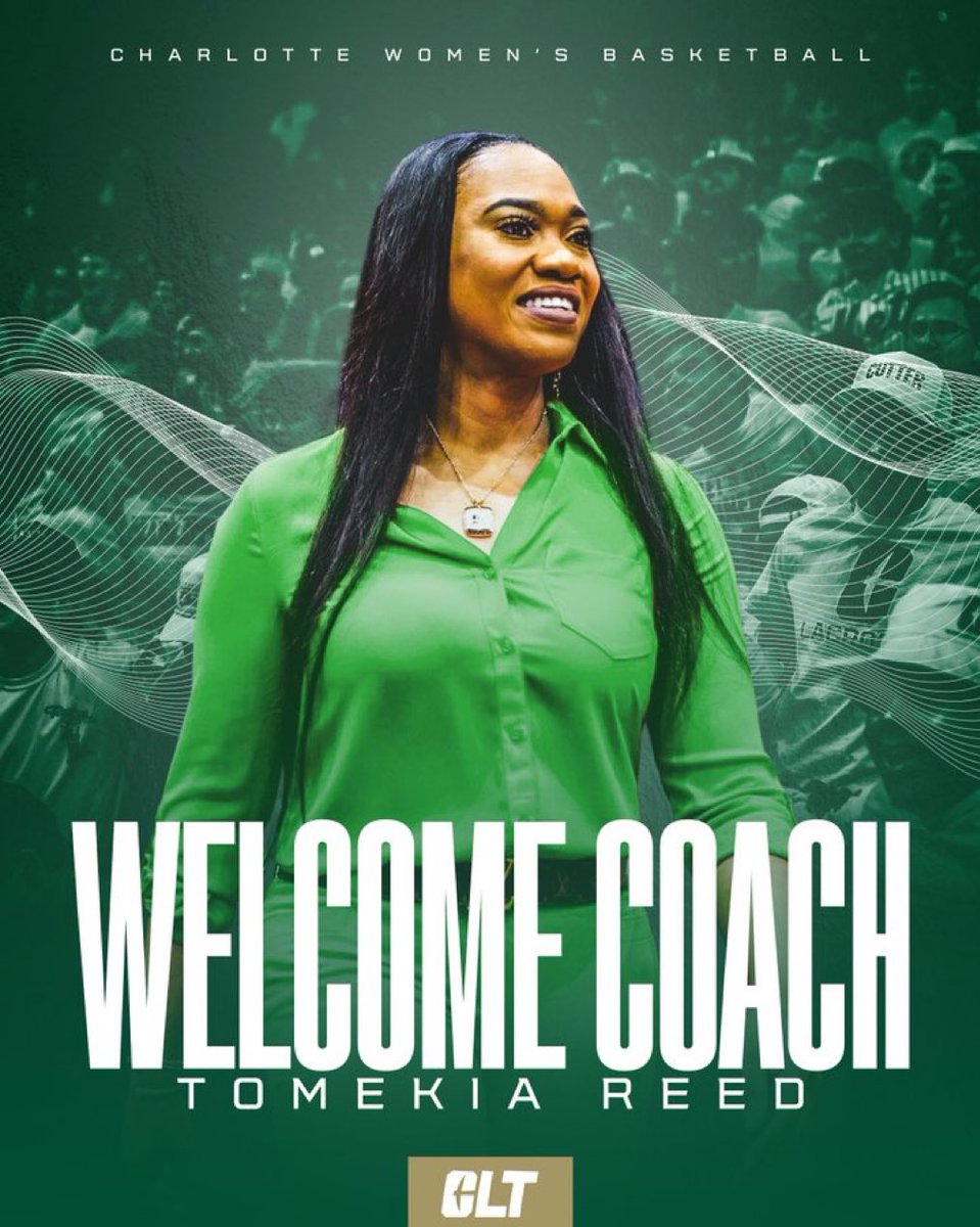 Former #JacksonState #Tigers Head Coach Tomekia Reed (@CoachTReed) has been named the Head Coach of the #UNCCharlotte #49ers