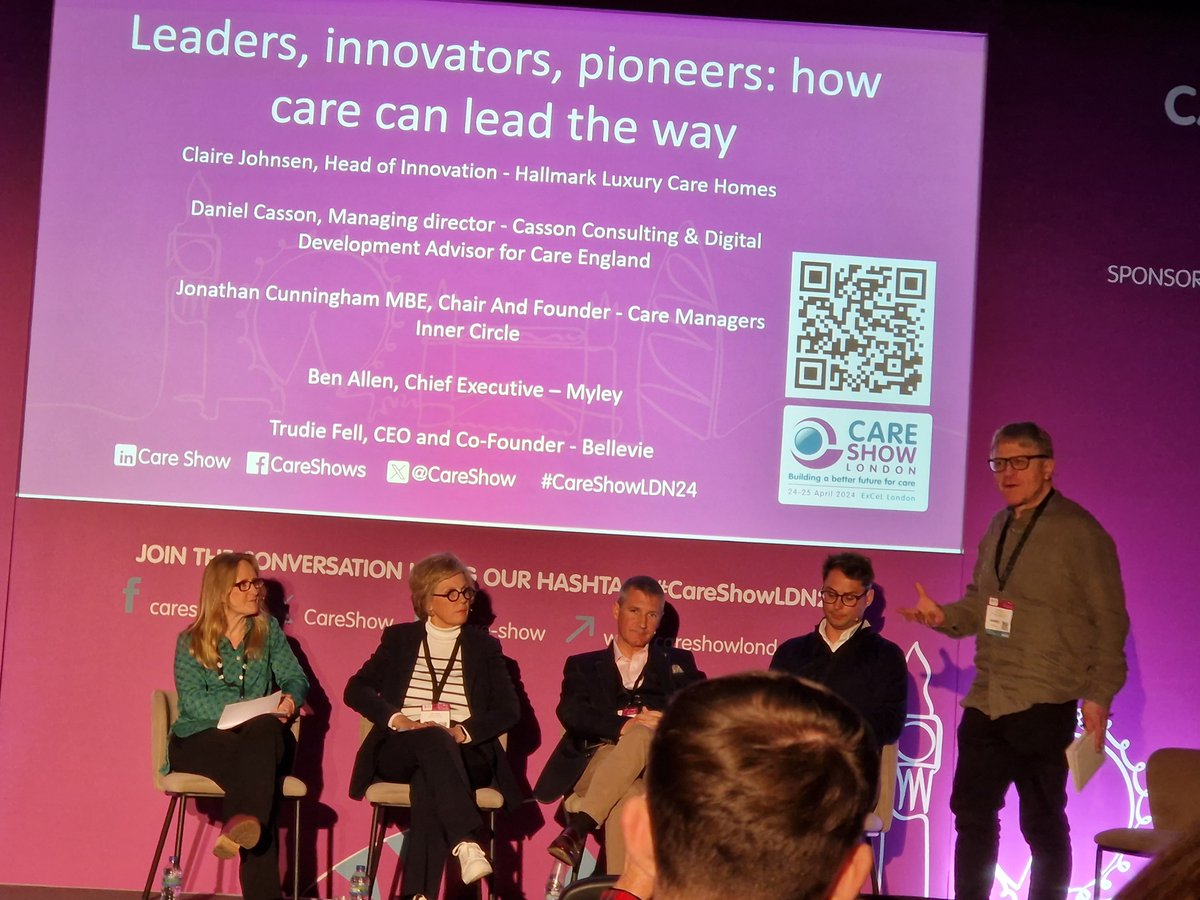What drives innovation in care? From the inside or from out? Lively debate at the @CareShow today featuring @HallmarkCare @Claire Johnsen Who will disrupt care next?