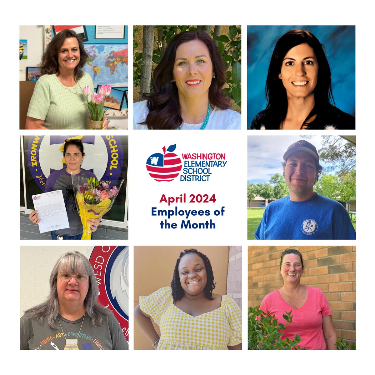 It is time to recognize our April 2024 Employees of the Month! These outstanding employees serve as an inspiration to others as they demonstrate excellent customer service and commitment to student achievement. The #WESDFamily is grateful for all that they do!