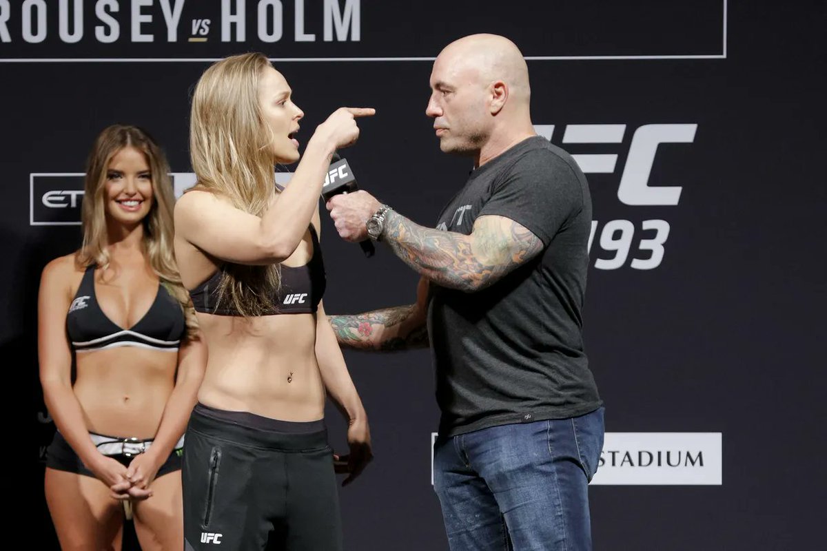 Ronda Rousey: 'Yenildikten sonra Joe Rogan gibilerin bana düşmanlık beslediklerini görmek beni hayal kırıklığına uğrattı. MMA medyası benden nefret ediyor, sorun değil. Onlar bir grup pislik. Onlara s***** git diyorum artık. Sahte arkadaşlıklarını hayatımda istemiyorum artık.'