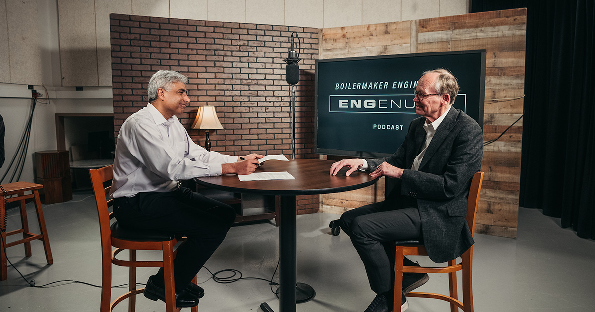 Mark Lundstrom, #Purdue's chief semiconductor officer, joined dean Arvind Raman on #PurdueEngineering's podcast, Engenuity, to talk about building a #semiconductor ecosystem. They discussed technologies driving sector innovation forward, how @LifeAtPurdue is tackling the No. 1…