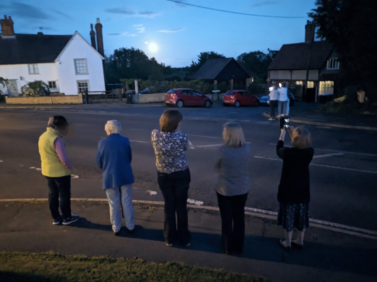 Love this! Our members had fun photographing the blue supermoon last August too. #Radwinter