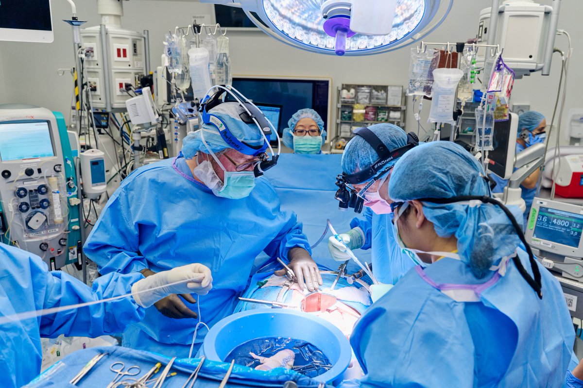 The transplant team at @nyulangone made history, performing the first combined mechanical heart pump and gene-edited pig kidney tx surgery! This marks a huge step forward in transplant, heralding a new chapter in the life of the patient, Lisa Pisano. nyulangone.org/news/first-eve…