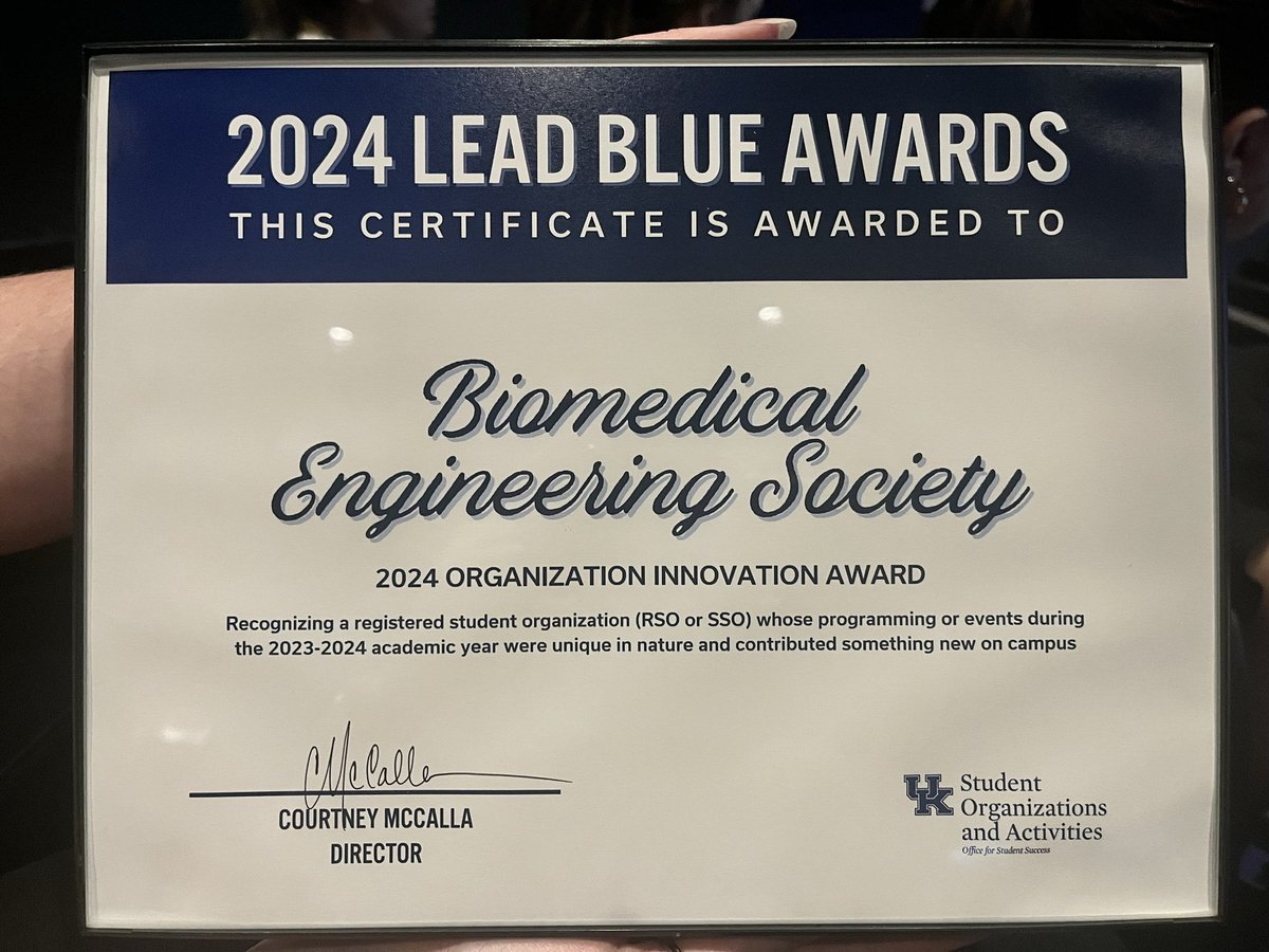 Biomedical Engineering Society at UK tweet media