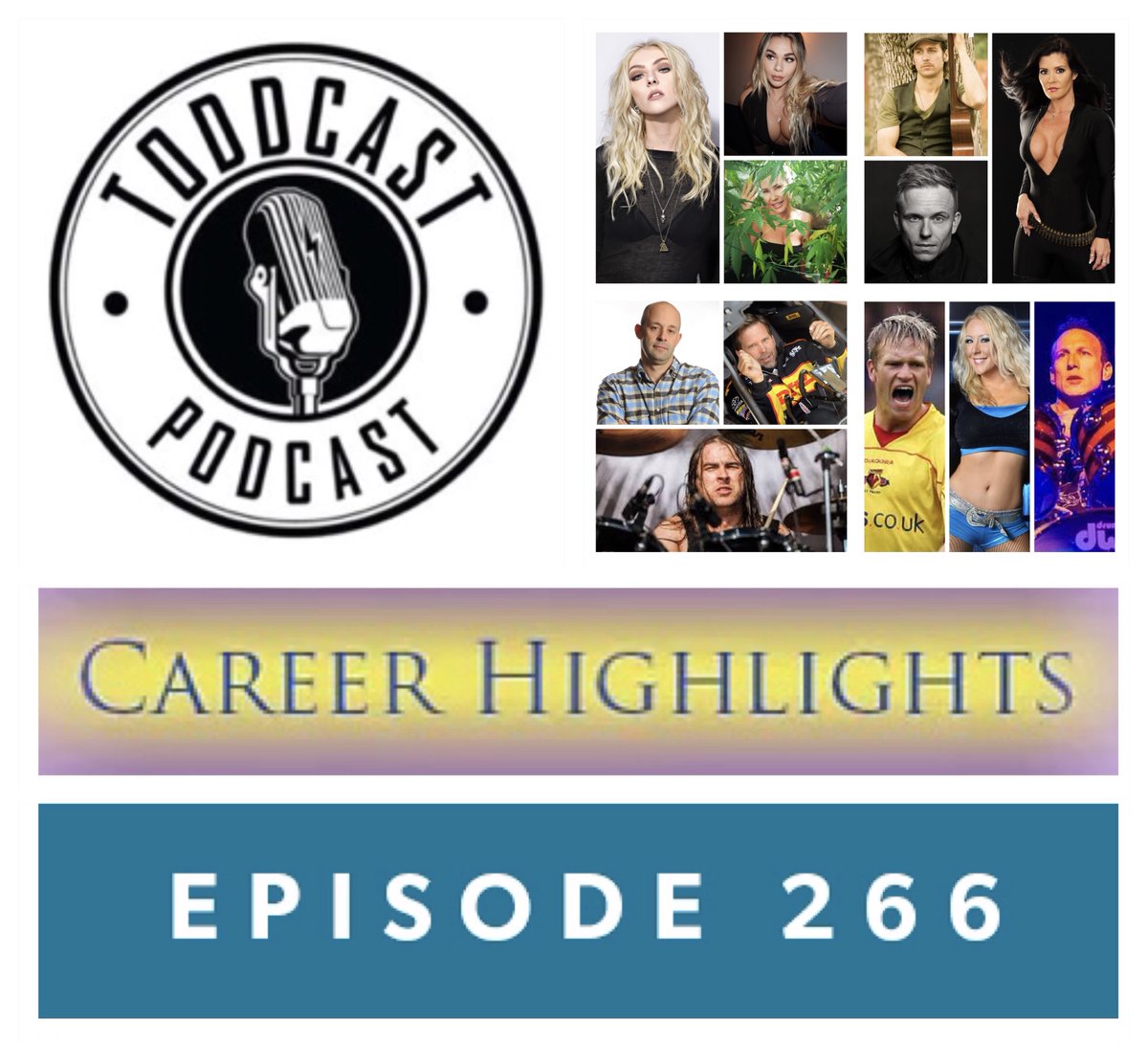 @TPROfficial singer @TaylorMomsen , #IFBB bikini pro @StaceyNaito & @SoundoffPodcast host @MattCundill are among 12 guests who share #CareerHighlights in #podcast 266!  ecs.page.link/HXag9