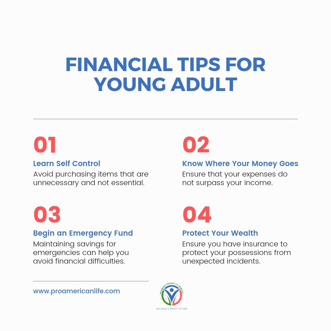 Check out these financial tips

1️⃣ Create a budget 
2️⃣ Start saving early. .

3️⃣ Build an emergency fund 

4️⃣ Invest in your future