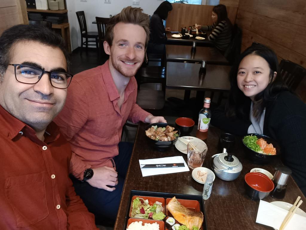 Tobias Greisle (@tobiasgreisle) on Twitter photo Final lunch with great colleagues <a href="/EunikeSetyono/">Eunike Setyono</a> and <a href="/bakhti_mostafa/">Mostafa Bakhti</a> to wrap up an exciting 28th #DZD Workshop 2024 in Düsseldorf.
Thanks to the organisers <a href="/DiabResearch/">Deutsches Zentrum für Diabetesforschung (DZD)</a> and all the amazing presenters! Final lunch with great colleagues <a href="/EunikeSetyono/">Eunike Setyono</a> and <a href="/bakhti_mostafa/">Mostafa Bakhti</a> to wrap up an exciting 28th #DZD Workshop 2024 in Düsseldorf.
Thanks to the organisers <a href="/DiabResearch/">Deutsches Zentrum für Diabetesforschung (DZD)</a> and all the amazing presenters!