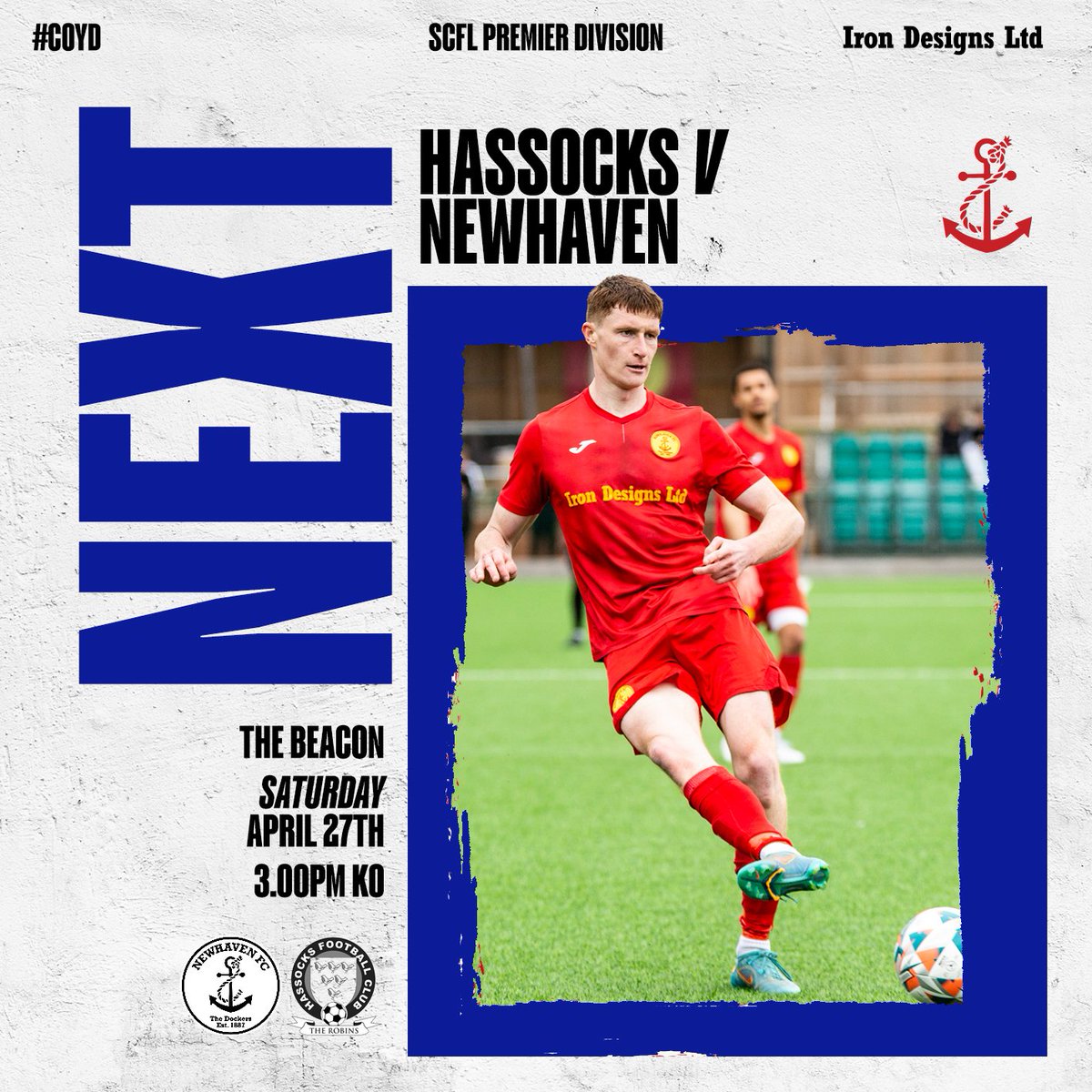 We have our final regular @TheSCFL Premier Division fixture of the season this weekend as we travel to Hassocks. Join us there on Saturday afternoon. 🆚️ Hassocks 🏟 The Beacon, BN6 9LY 📅 Saturday 27th April 2024 🕒 3pm kick off #COYD 📸 Paul Trunfull