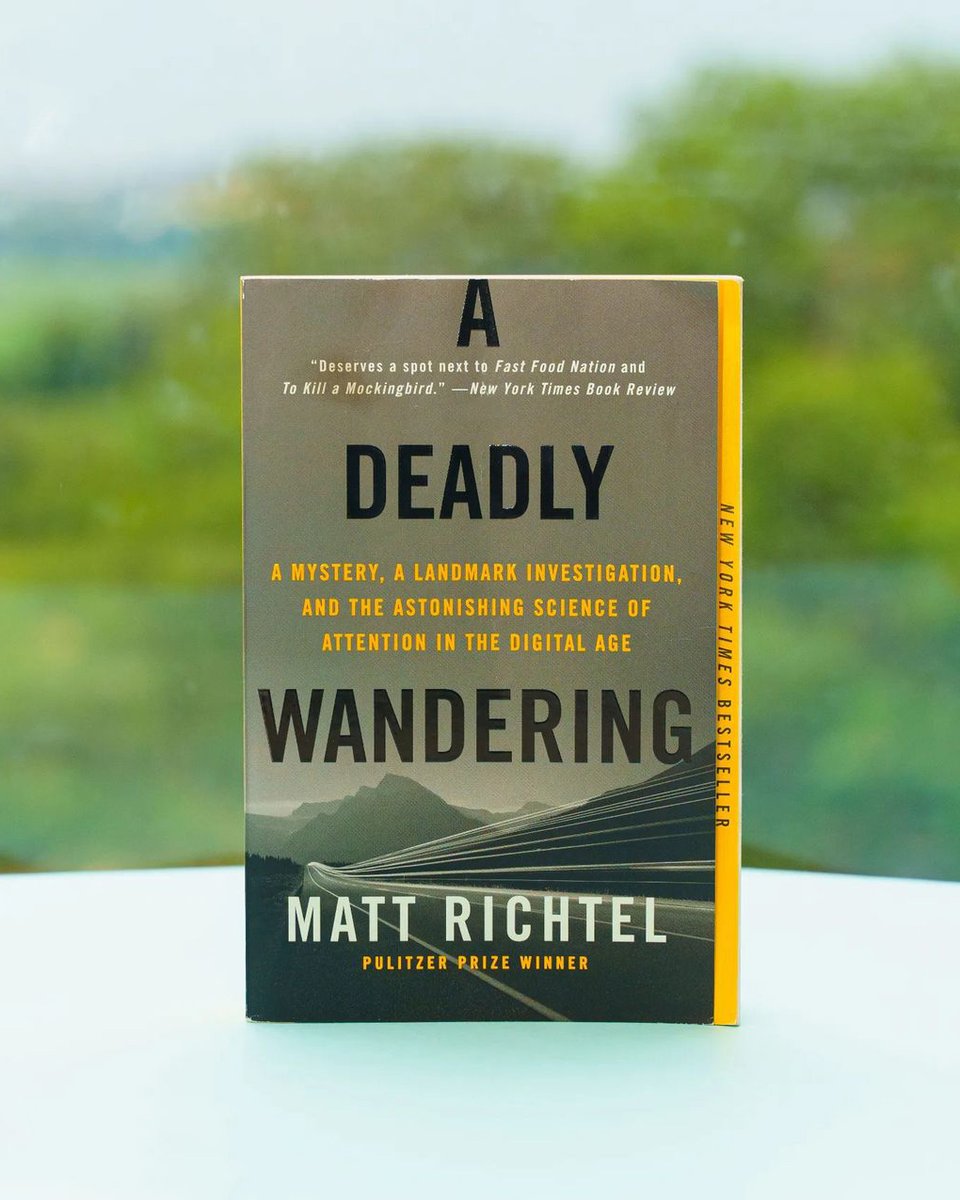 Let's raise awareness this April for Distracted Drivers Awareness Month. Pick up the New York Times Bestseller, A Deadly Wandering by @mrichtel to understand the impact of distractions on the roads. Stay focused, stay safe. #DistractedDriversAwarenessMonth harpercollins.com/products/a-dea…