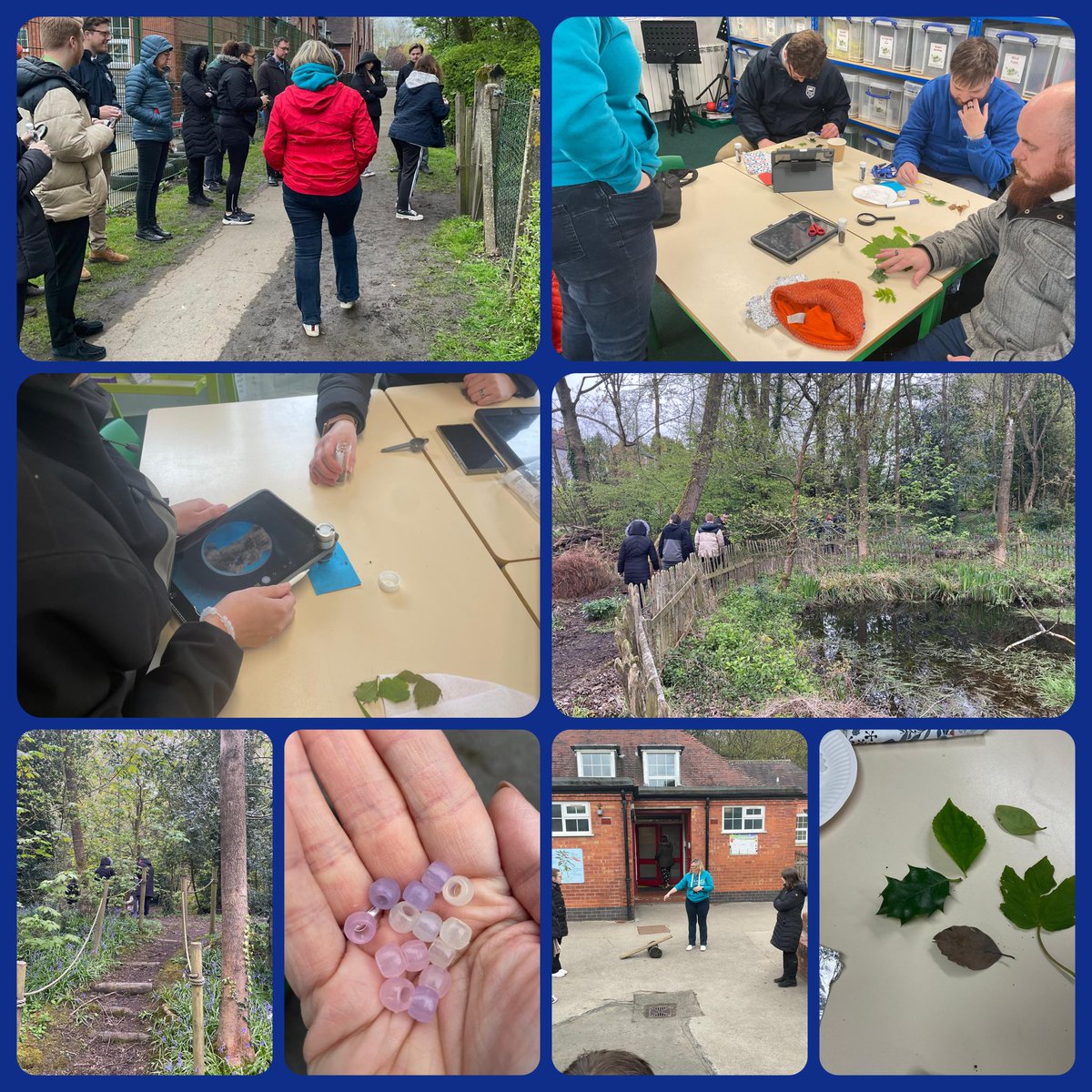 Had a fab afternoon with the wonderful @TransformTrust science leaders thinking about how we could bring science teaching out of the classroom. Thank you to @bagthorpeschool for hosting. We loved the pupils who greeted us. #TogetherWeAchieve #PrimaryScience #LearningOutdoors