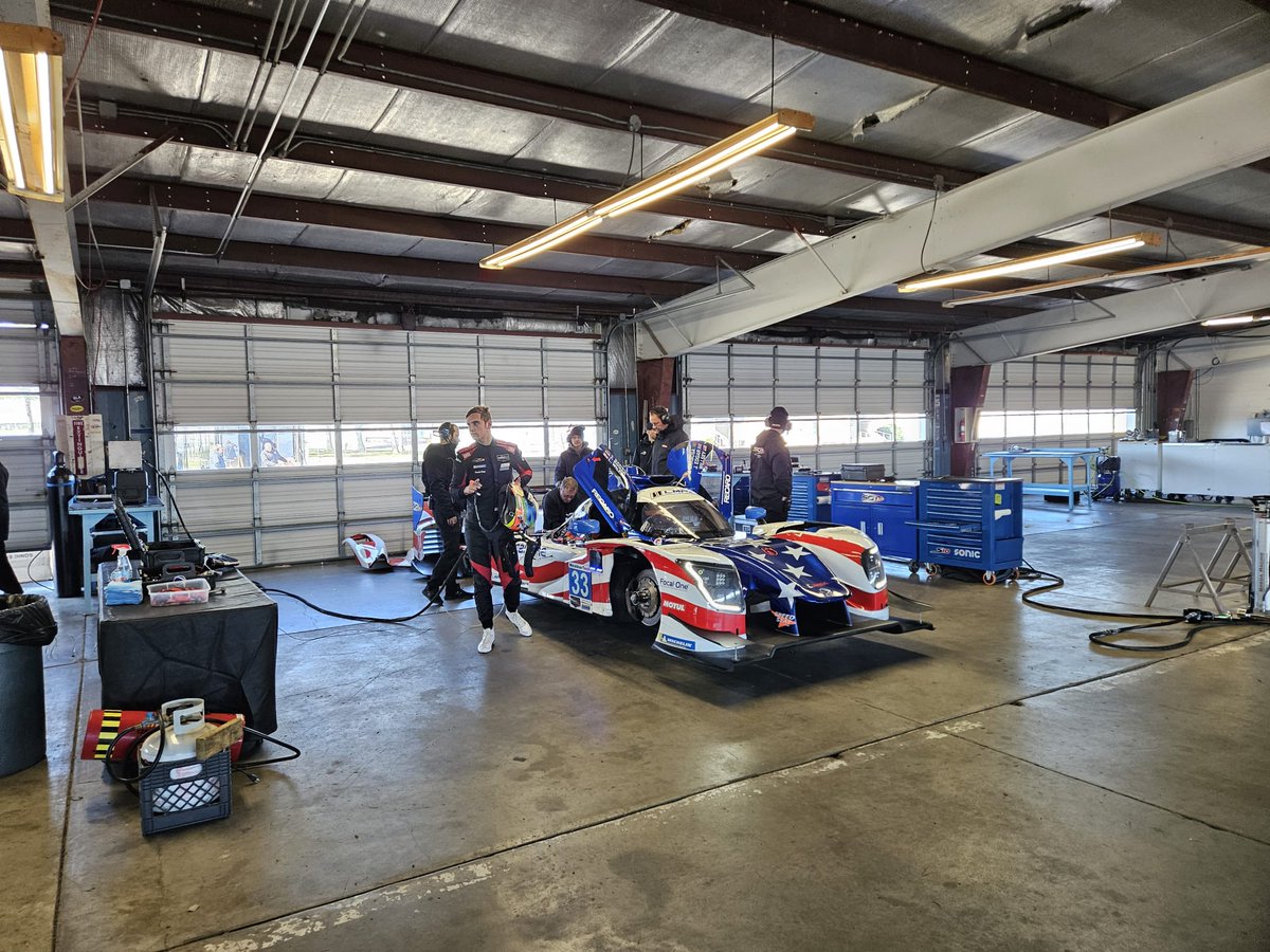 Great to see the sun out at @WGI as we continue our testing program!

#IMSA
#FocalOne
#Sahlens6Hrs