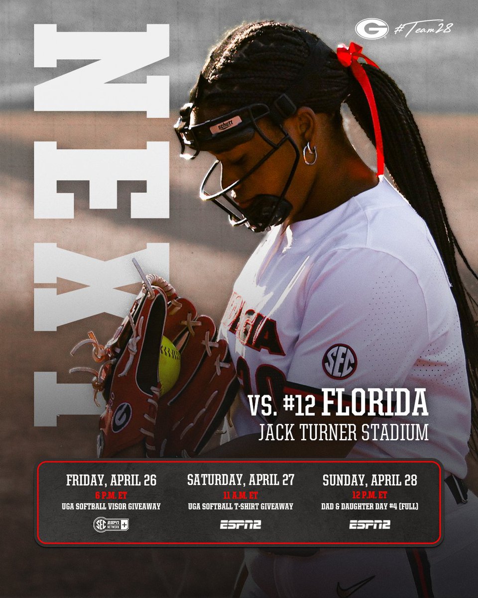 PREVIEW | No. 11/9 Georgia hosts No. 12 Florida in the final home SEC series of the season this weekend at The Jack! 

Georgia's senior class will be honored before each game! Show up and be loud for this awesome senior class! 

Full series preview: 
🗞️ gado.gs/bs6