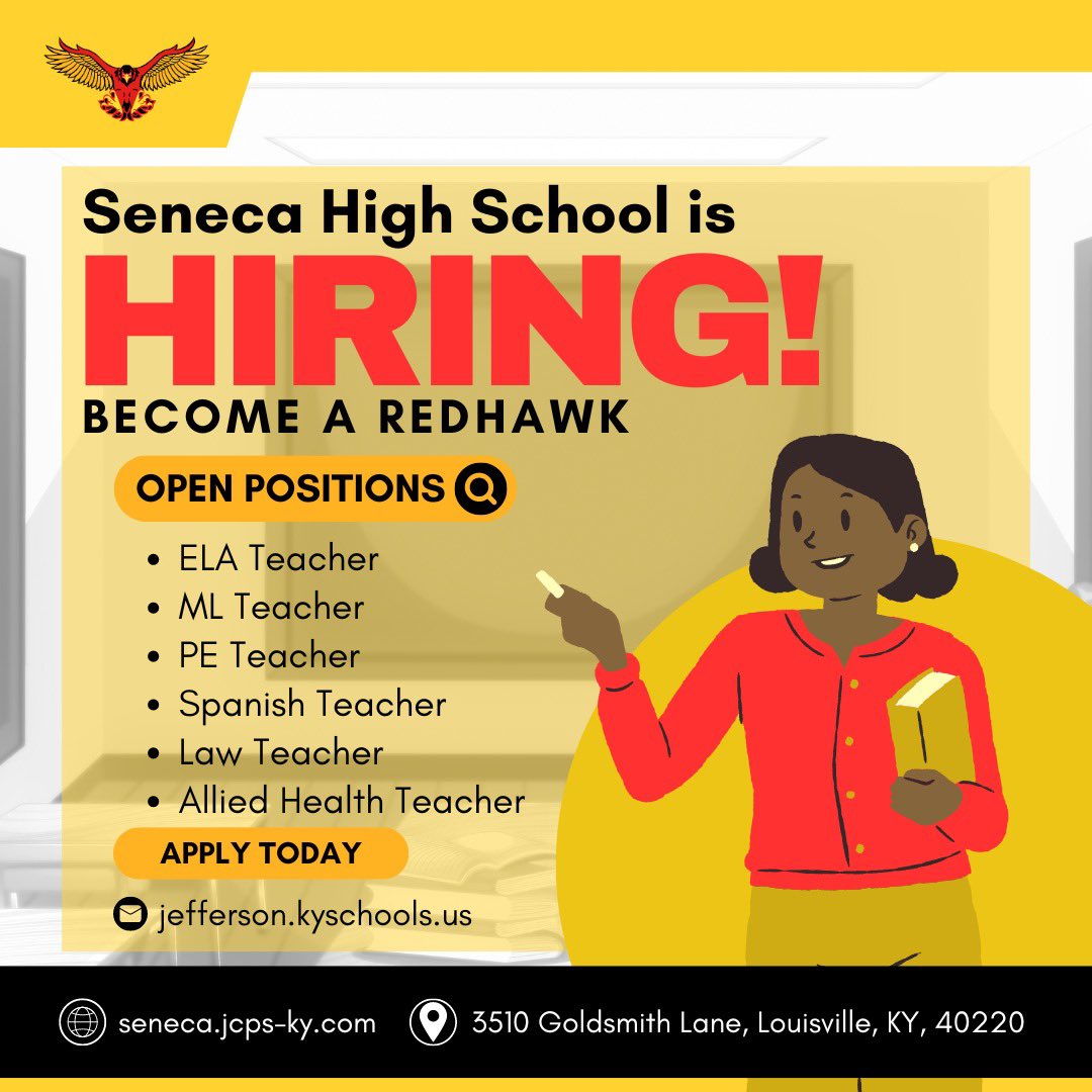 Come join RedHawk Nation #SenecaSoars