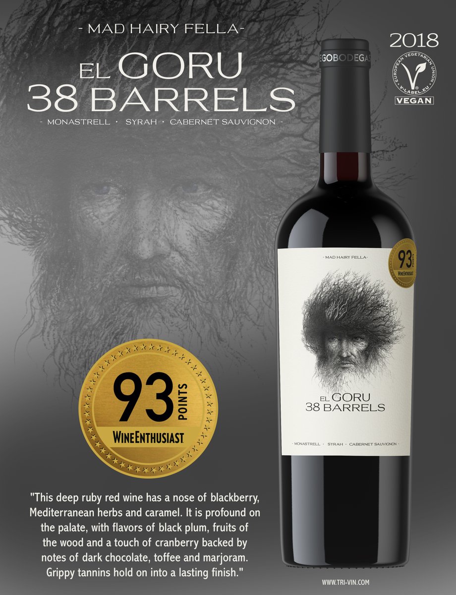 Here is a wonderful red from the breathtaking region of Jumilla Spain. El Goru 38 barrels received an incredible score of 93 points from Wine Enthusiast.  #egobodegas #elgoru38barrels #elgoru #38barrels #jumilla #spain #wineenthusiast