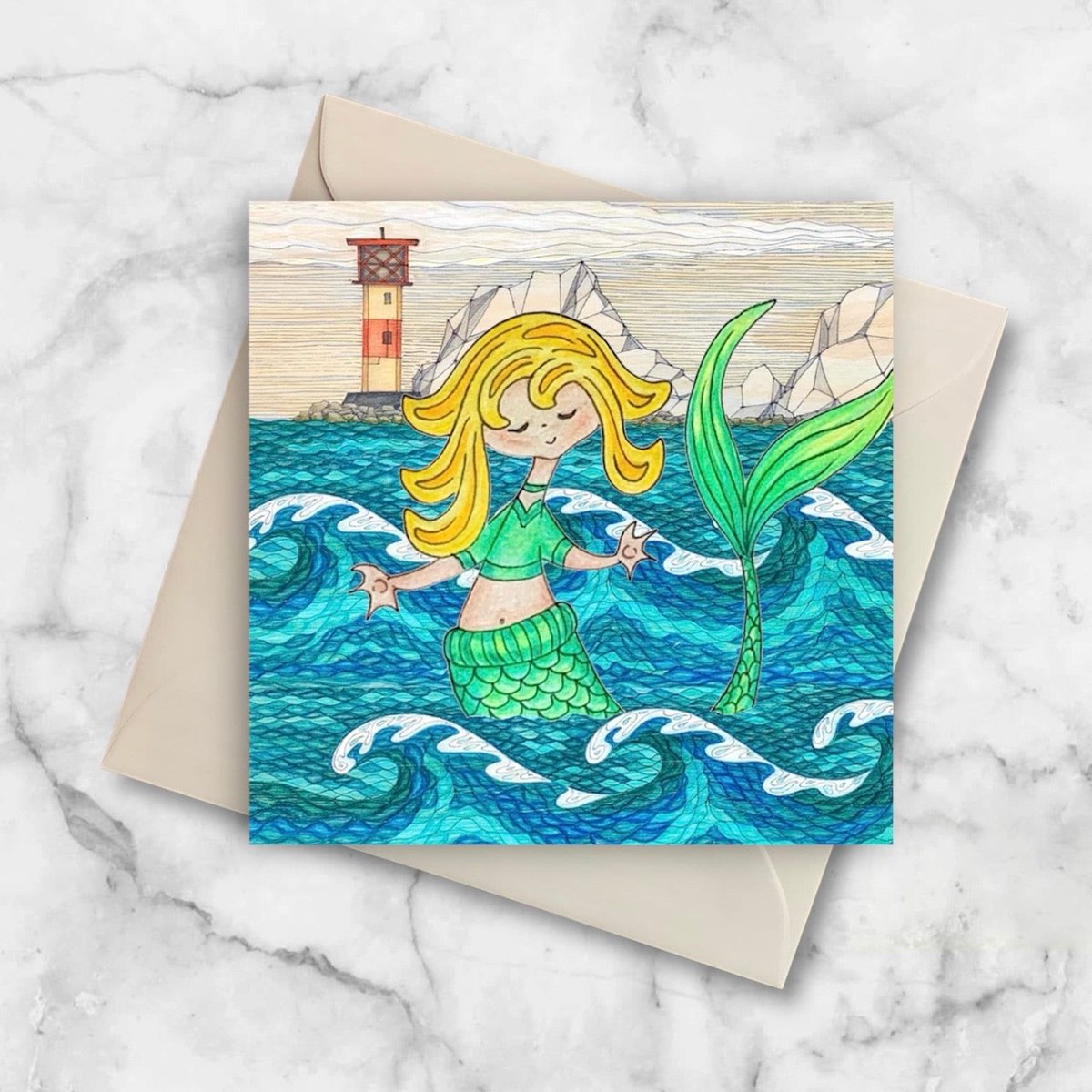 Spotted on the #isleofwight 🧜‍♀️ Mermaid at The Needles 🧜‍♀️🌊 

deejavuart.etsy.com/listing/171478…

#originalart #giftideas #deejavuart #iow #artgifts #craftbizparty #inbizhour #womaninbizhour