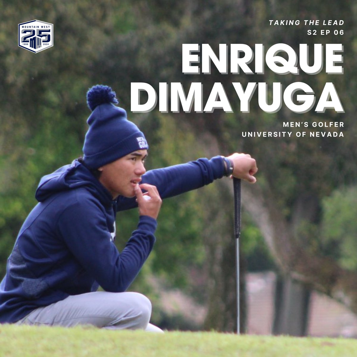 🎙️ 𝙏𝙖𝙠𝙞𝙣𝙜 𝙩𝙝𝙚 𝙇𝙚𝙖𝙙 🎙️

Enrique Dimayuga has been on 𝗙𝗜𝗥𝗘 lately, winning three consecutive individual titles with @NevadaMGolf ⛳️

He joins @Bridget_Howard8 on EP 06 of 𝙏𝙖𝙠𝙞𝙣𝙜 𝙩𝙝𝙚 𝙇𝙚𝙖𝙙 Season 2! 

🎧: open.spotify.com/episode/6laHWj…

#TakingtheLead |