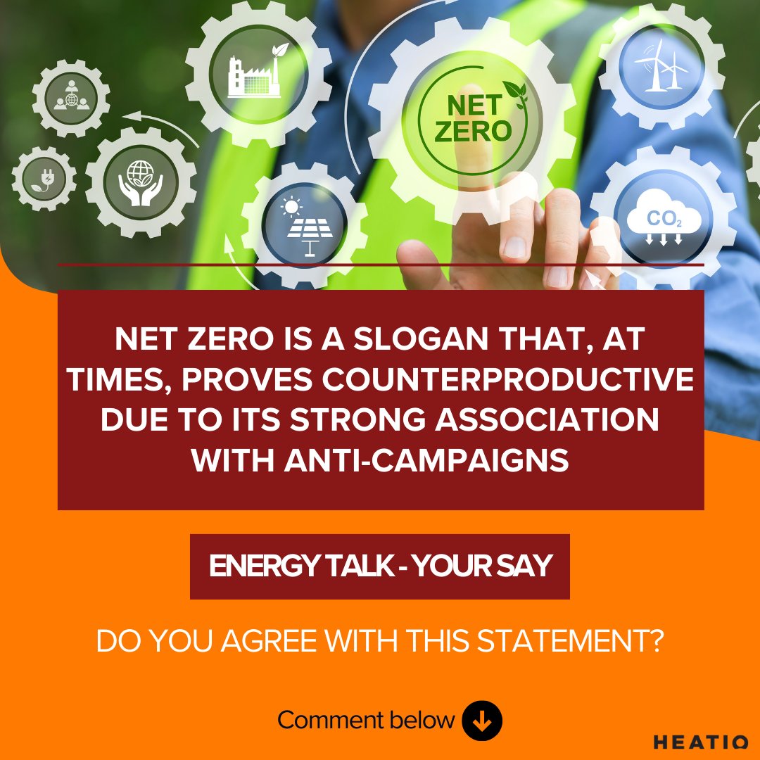 'Net Zero is a slogan that, at times, proves counterproductive due to its strong association with anti-campaigns' Do you agree? Comment below with your thoughts. #RenewableEnergy #EnergySources #EnergyTalk #EnergySecurity #RenewableEnergy #EnergyTalkYourSay