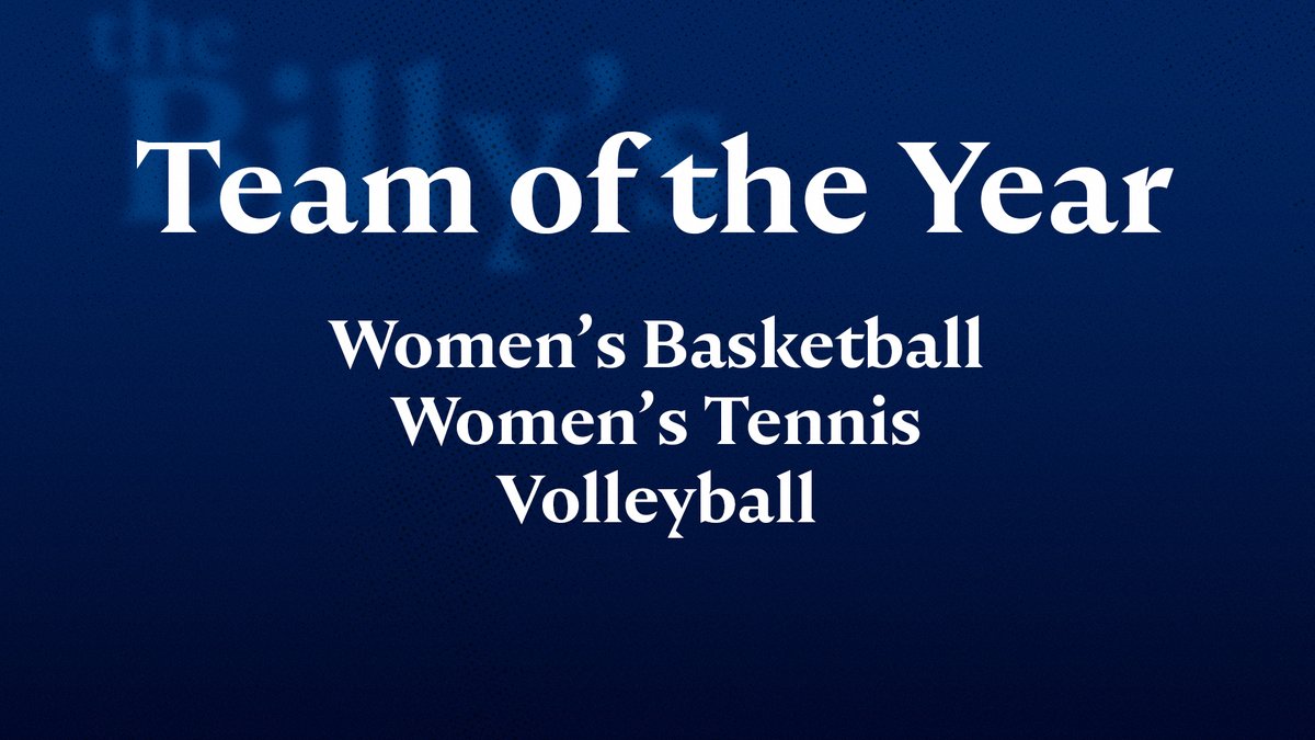 Women's Team of the Year @CreightonWBB @creightonW10S @CreightonVB