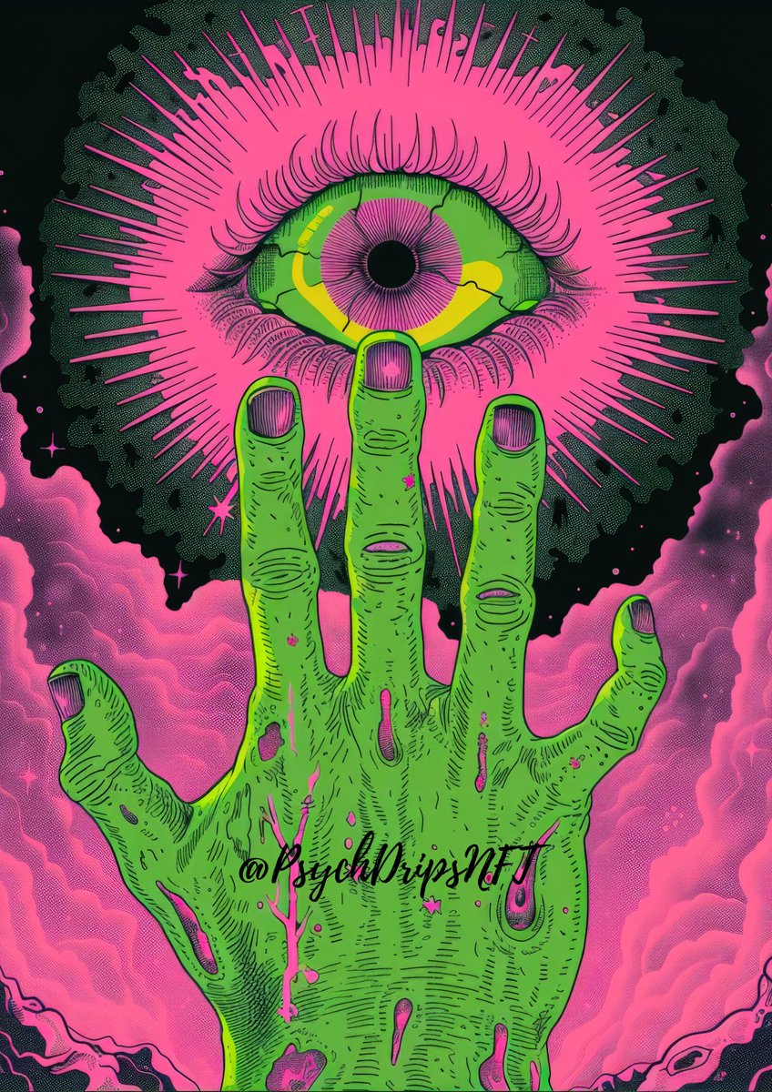 Thursday art drop. 
#etherealsartist #dripart #brainmusings #digitalart #psychdrips