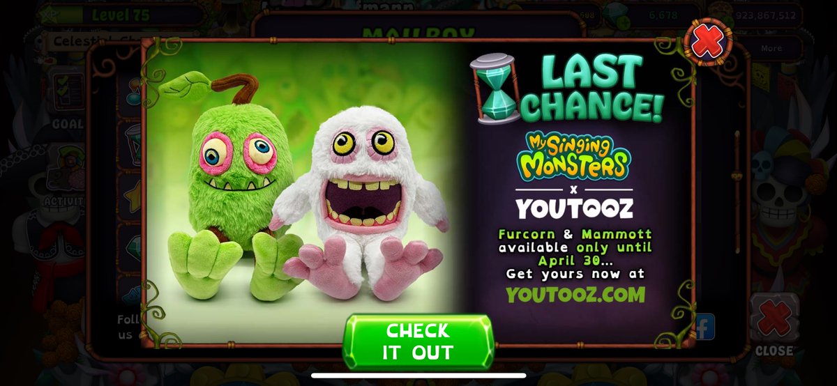 idk if I've ever mentioned this, but the MSM YouTooz plushies kinda just  look like mini versions of the mascot versions of Mammott and Furcorn to  me, and that's 100% one of