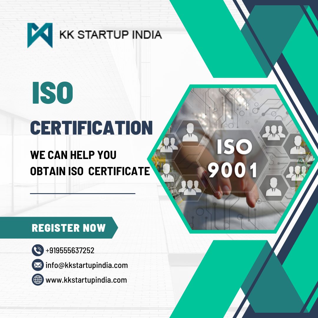 🌟 Elevate your business standards with ISO Certification! 🌟 Proudly partnering with KK Startup India - your trusted consultants for navigating the certification process seamlessly. Let's make quality our priority! #ISOcertification #KKStartupIndia #QualityFirst