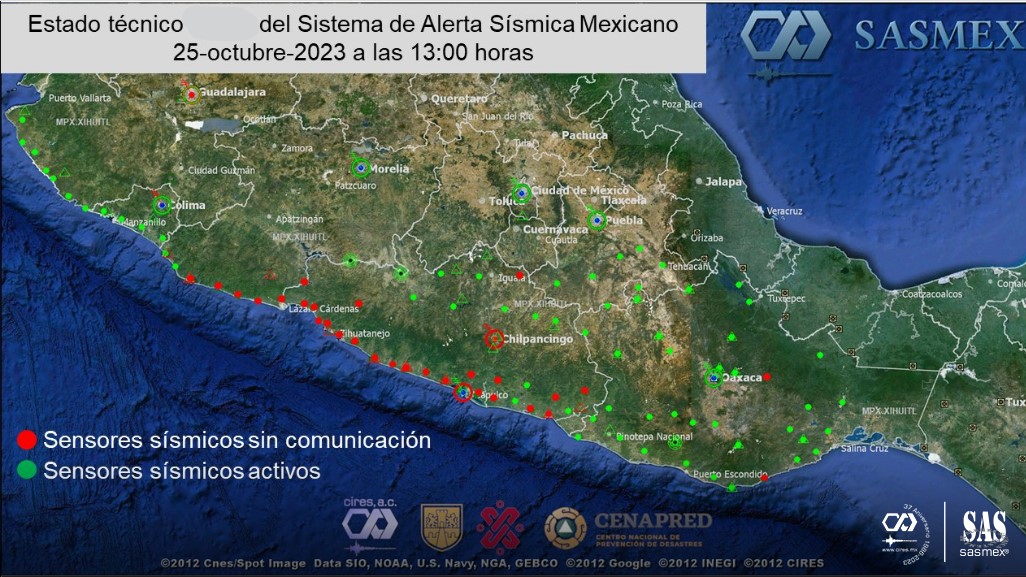 SASMEX's tweet image. Fue impresionante ver en el Monitor SASMEX que 26 estaciones habían perdido su enlace: Daniel Zúñiga, integrante de las brigadas del SASMEX.
@CNPC_MX @laualzua @IIUNAM @FIUNAM_MX @ISC_CDMX @SGIRPC_CDMX
#CIRESMuchoMásquelaAlertaSísmica
#CIRES37años
#HuracánOtis
#Prevención