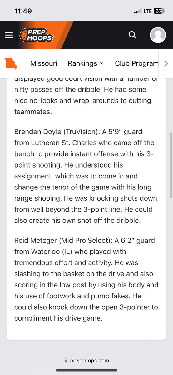 Great write up on our guy @MetzgerReid  2026!! Lives in the gym and he’s off to a great start to the summer! #SetTheTone