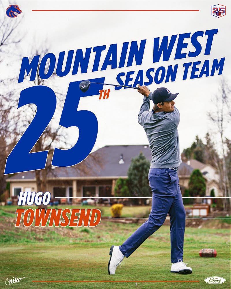 Congratulations Hugo Townsend for being named to the Mountain West 25th Season Team!

#BleedBlue #AtThePeak