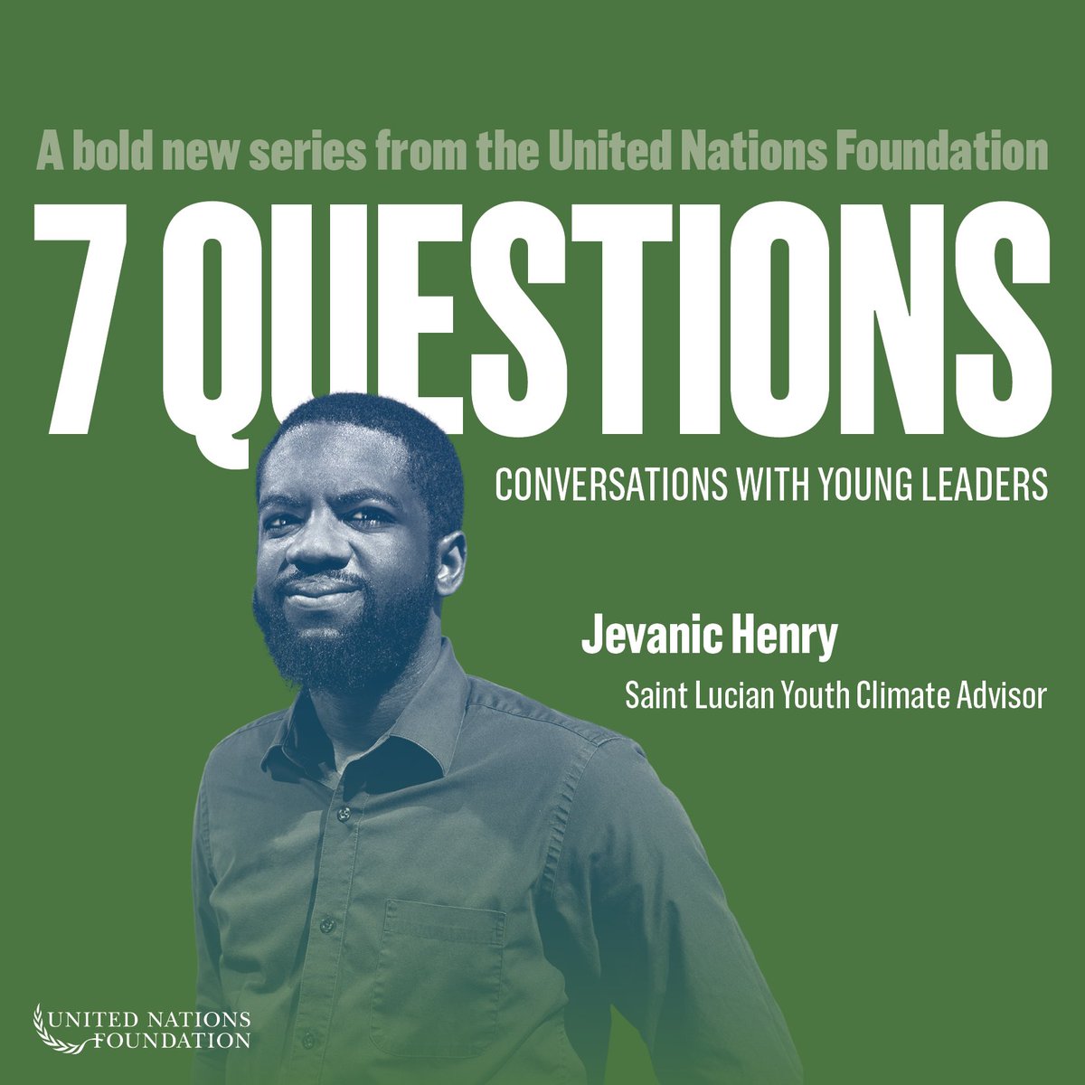 Jevanic Henry wants climate justice to be a priority, not an afterthought. Growing up in Saint Lucia, he's become an expert by experience. 🇱🇨 Stay tuned for our full 7 Questions conversation with one of the UN Secretary-General's youth climate advisors.