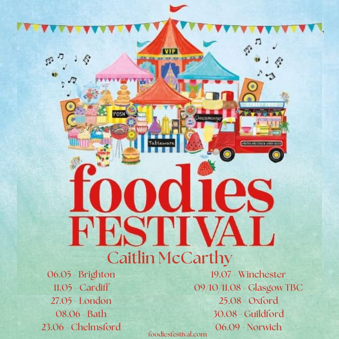 We’re very excited to be a resident band for 10 dates throughout the year! Foodies Festival is a celebration of quality local food and drink, launched in Edinburgh in 2006 and now with 14 festivals around the country. 🎟️ foodies.seetickets.com